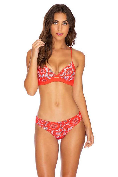 Luli Fama Corazon De Seda PEEK-A-BOO UNDERWIRE TOP